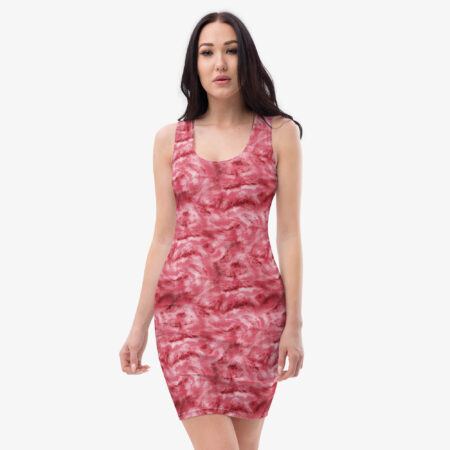 Rosecurrent Marble Bodycon Dress front view