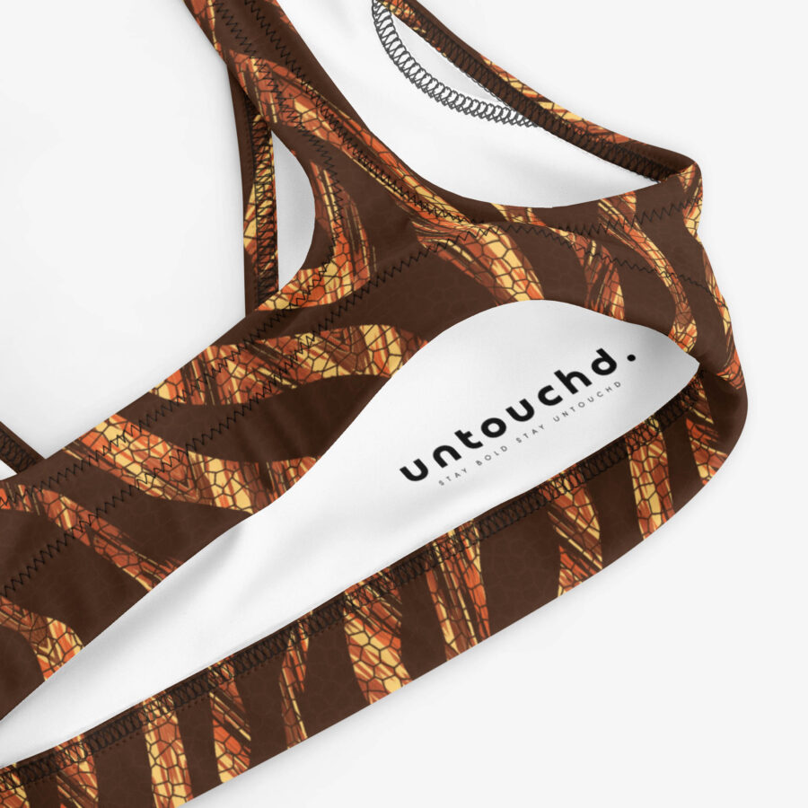 Wild Stride Padded Bikini Top brand view