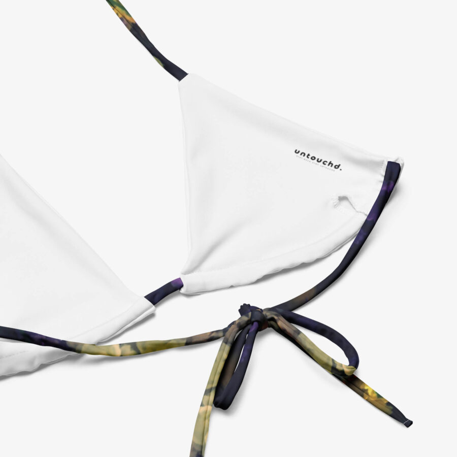 Botanical Burst String Padded Bikini Top brand view