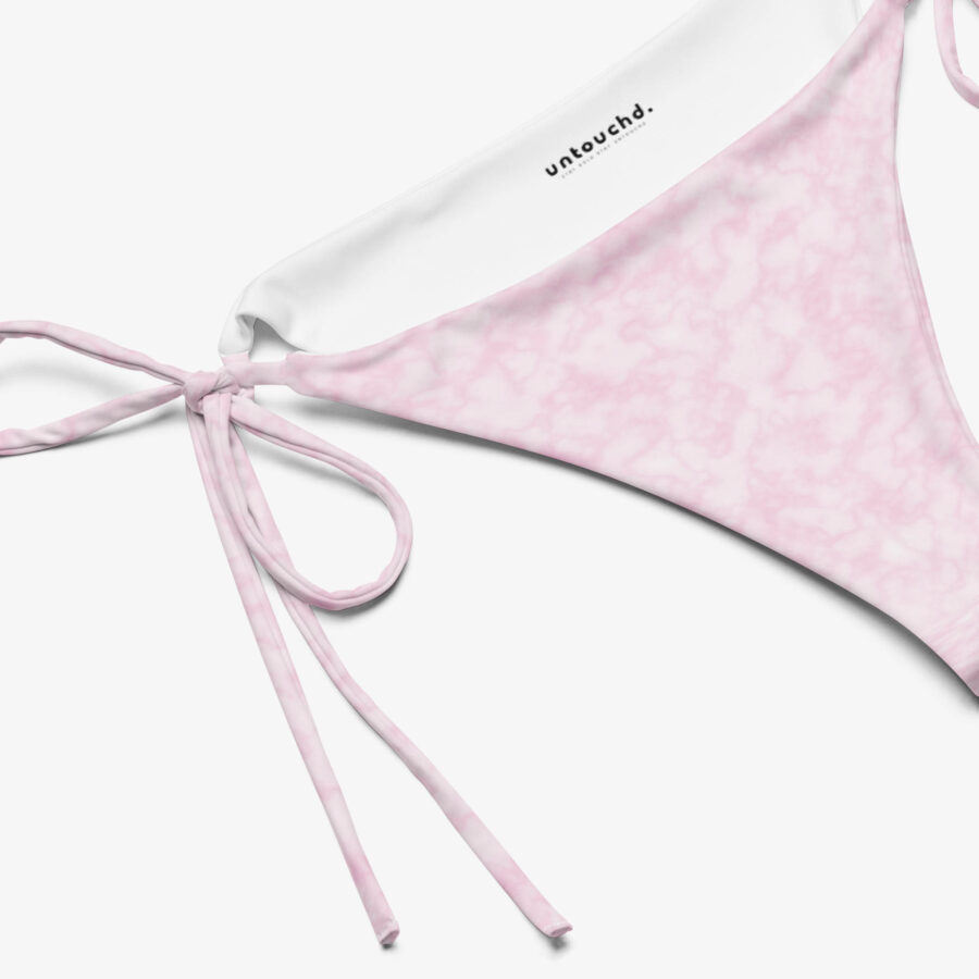 Rose Quartz Tie Side Bikini Bottom brand view