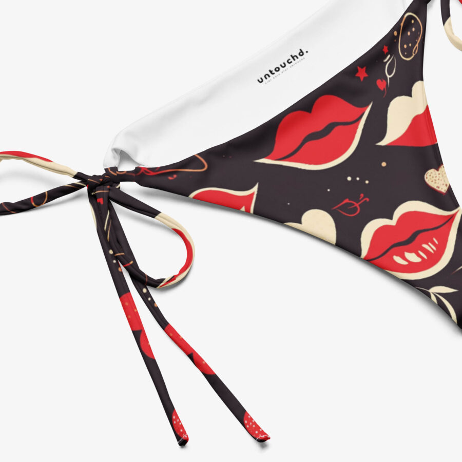 Red Kiss Spell Bikini Bottom brand view