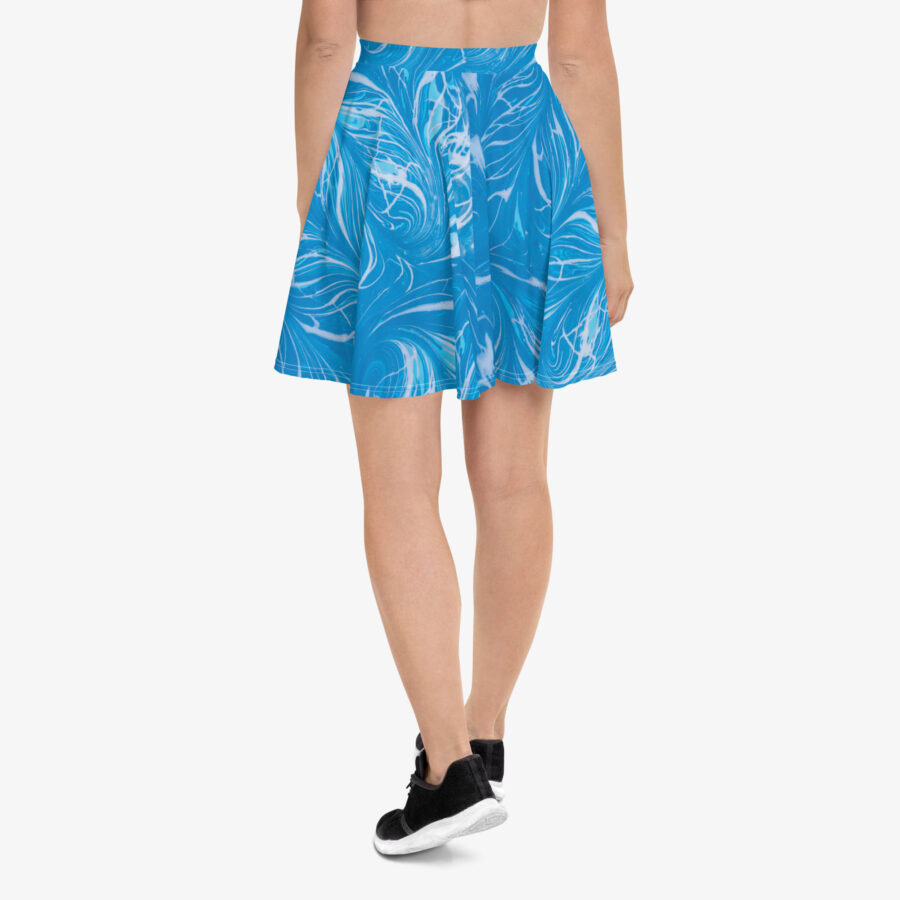 Tide Whirl Skater Skirt back view