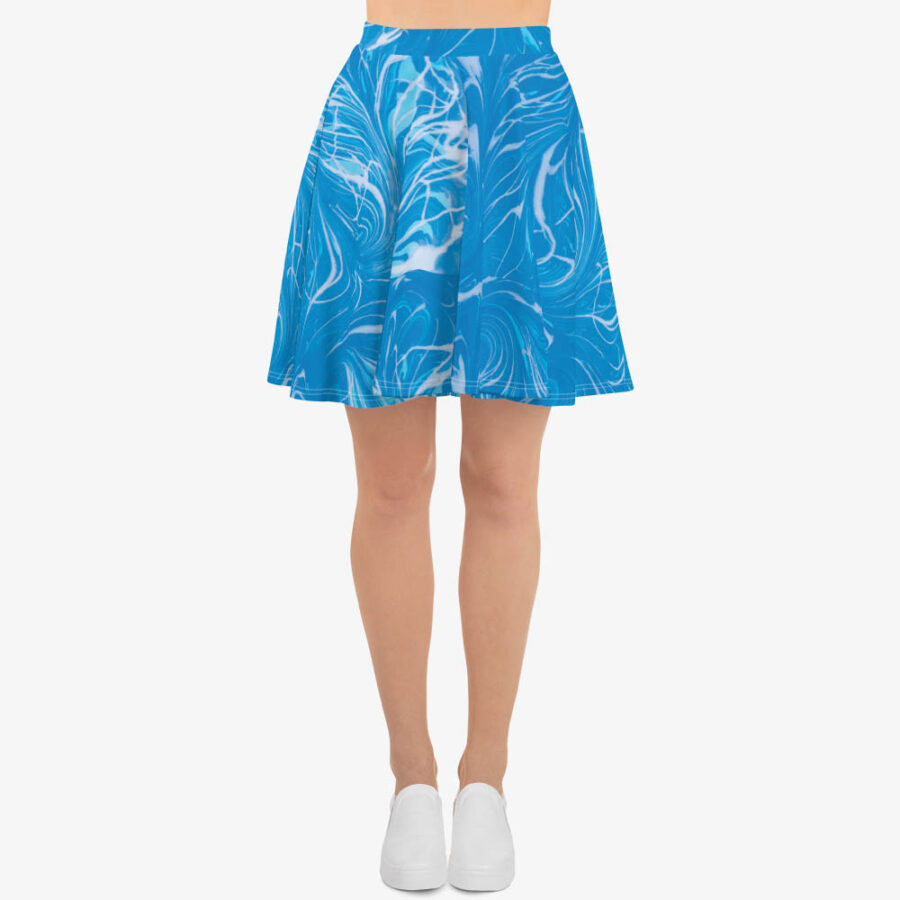 Tide Whirl Skater Skirt front view