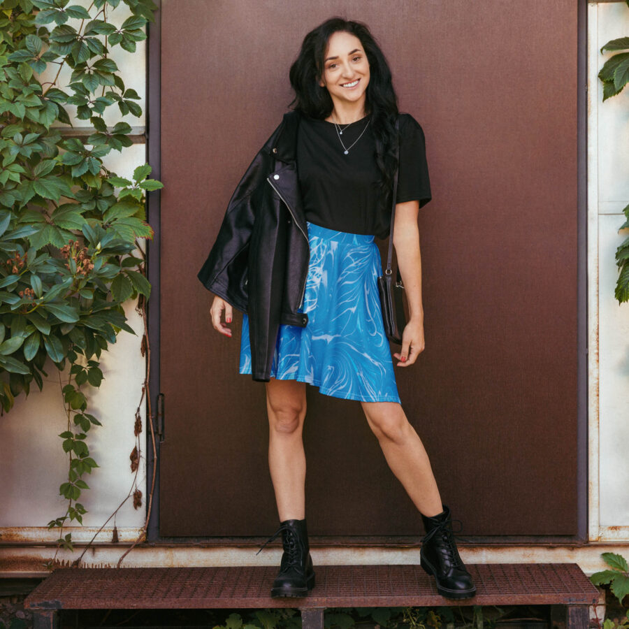 Tide Whirl Skater Skirt lifestyle