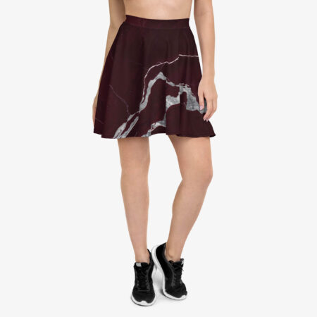 Violet Shard Skater Skirt front view
