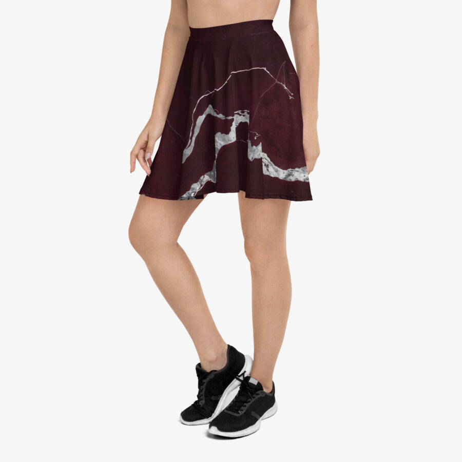 Violet Shard Skater Skirt side view