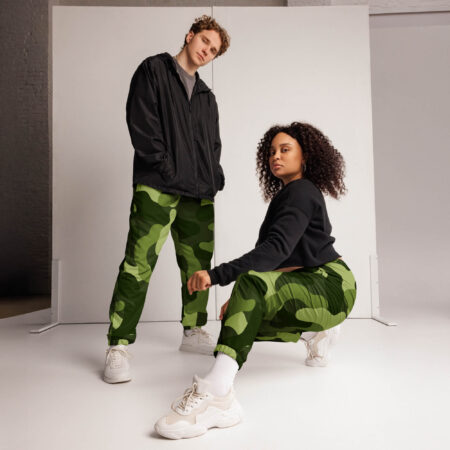 Verdant Drift Camo Track Pants dou view