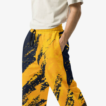 Slash Frequency Wide-Leg Joggers side view