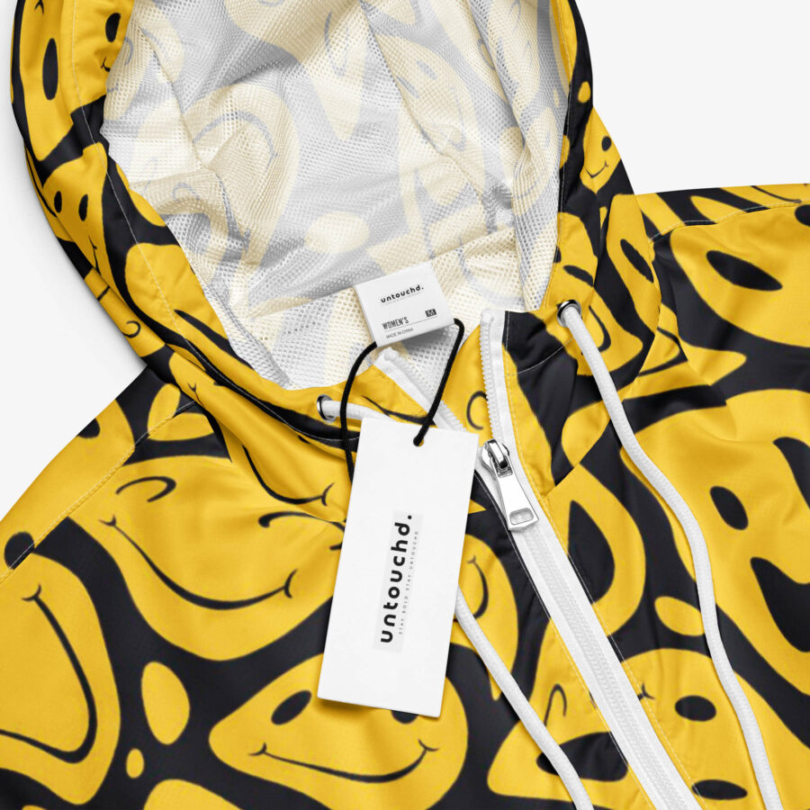 Distorsion Smiley Cropped Windbreaker brand view