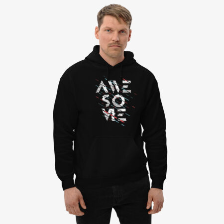 Abstract Graphic Typography Hoodie