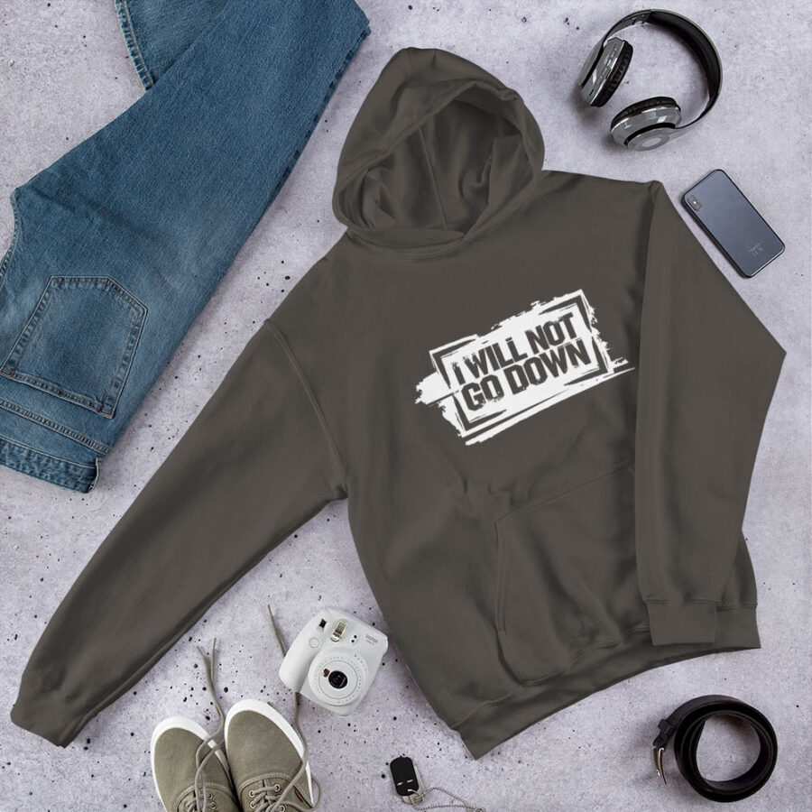 Rebellion Hoodie for Men charcoal