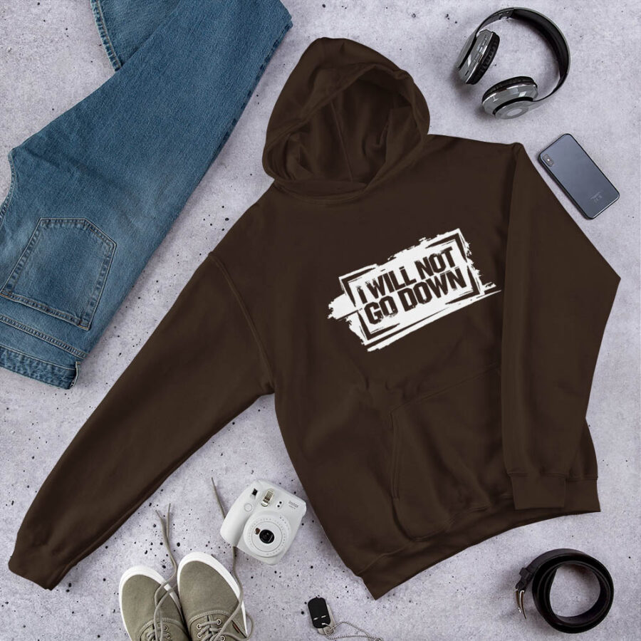 Rebellion Hoodie for Men dark chocolate