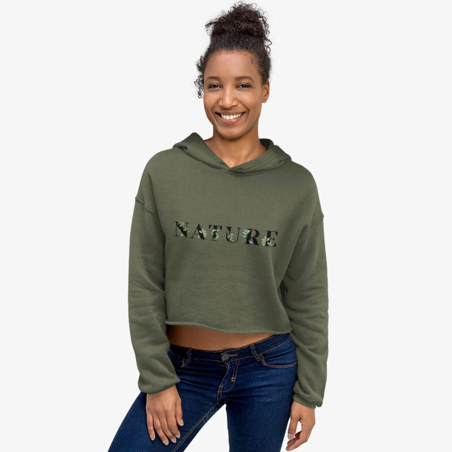 Shadowbloom Cropped Hoodie
