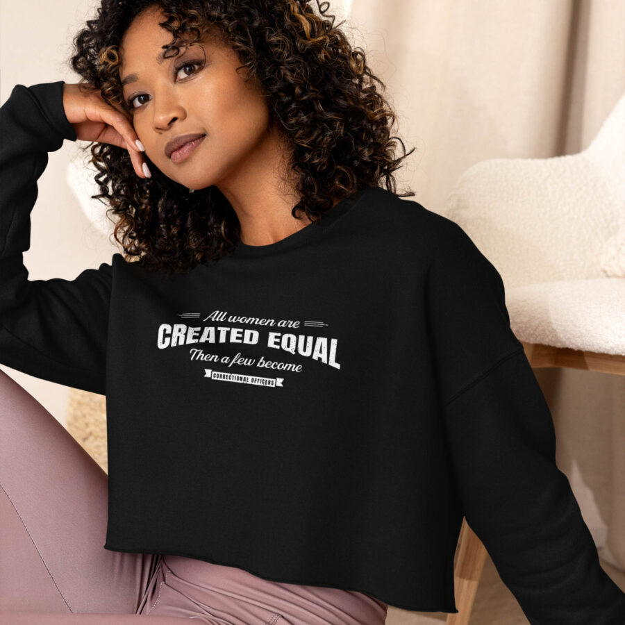 Her Standard Cropped Sweatshirt lifestyle