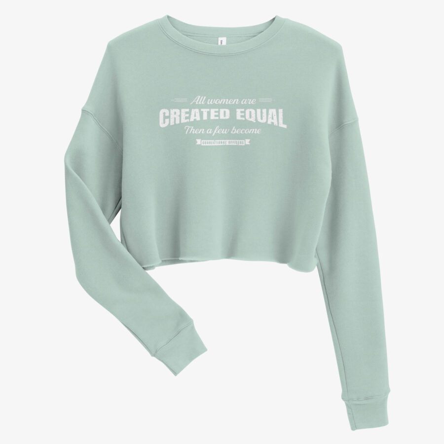 Her Standard Cropped Sweatshirt in skyblue